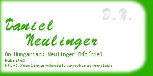 daniel neulinger business card